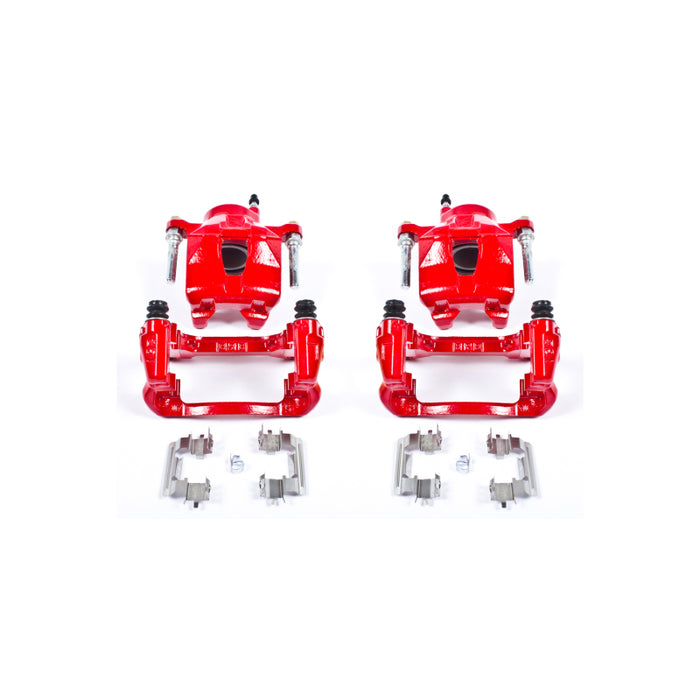 Power Stop 05-10 Scion tC Front Red Calipers w/Brackets - Pair