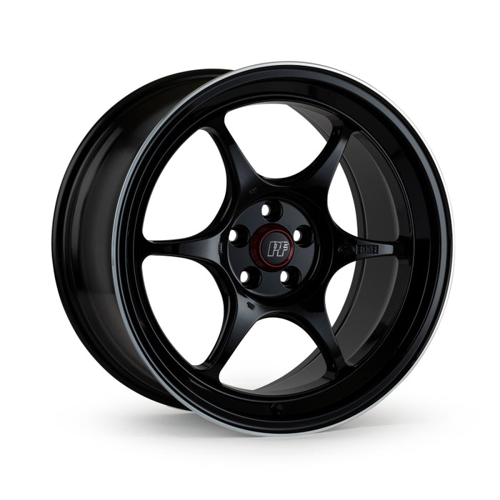 Enkei PF06 17x9 / +35 ET / 5x100 BP - Black Machined