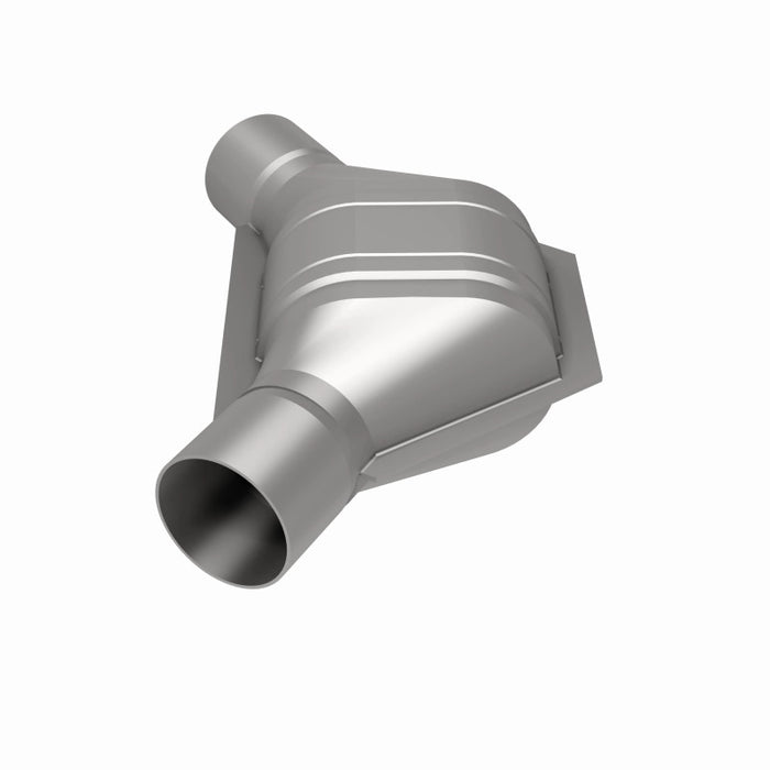 MagnaFlow Universal Catalytic Converter 2.25 inch Angled O/O PC2 Front