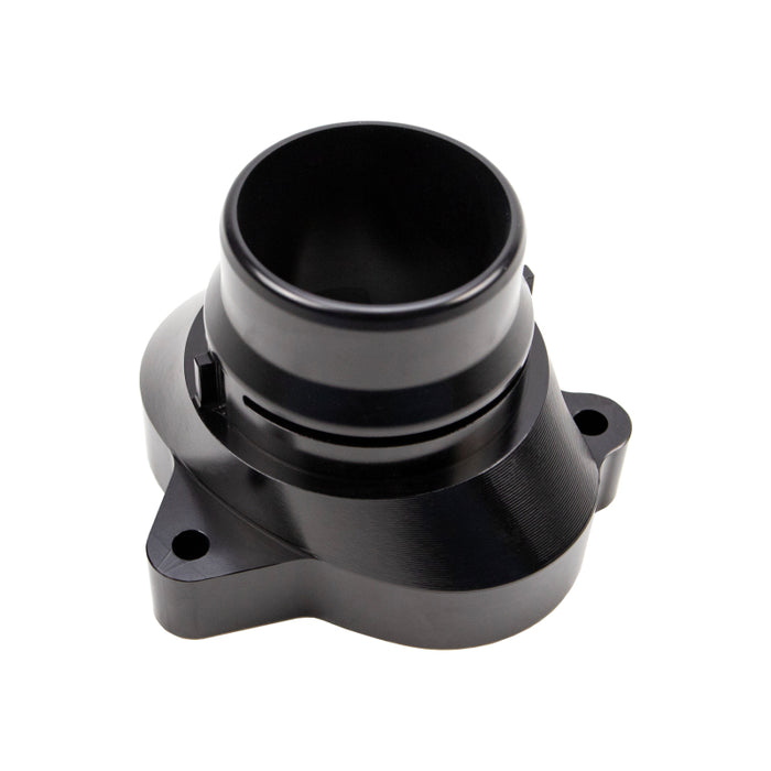 Wehrli 11-25 Ford Power Stroke 6.7L Billet Aluminum Thermostat Housing - Black Anodized