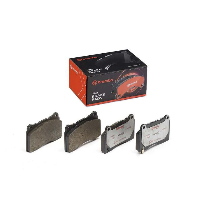 Brembo OE 03-15 Mitsubishi Lancer Evo/04-17 Subaru STI XTRA Brake Pad Set - Front
