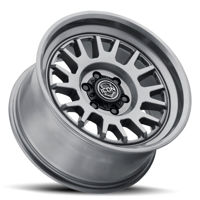 ICON Anza 17x8.5 / 5x150 / 25mm / 5.75in BS Gun Metal Wheel