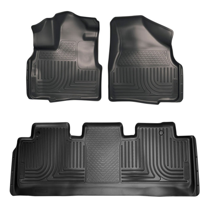 Husky Liners 11-17 Honda Odyssey Front and 2nd Seat Black Floor Liners