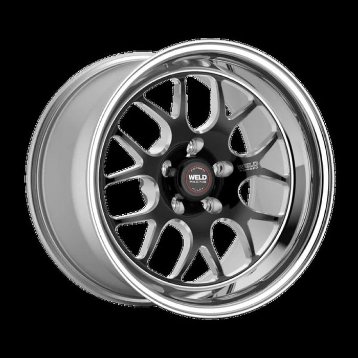 Weld S77 18x11 / 5x4.75 BP / 4.2in. BS Black Wheel (Low Pad) - Non-Beadlock