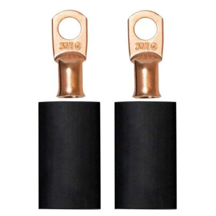 Moroso 3/8in Dia Stud 2 GA Wire Crimp/Solder Battery Cable Terminal Kit (2 Pack)