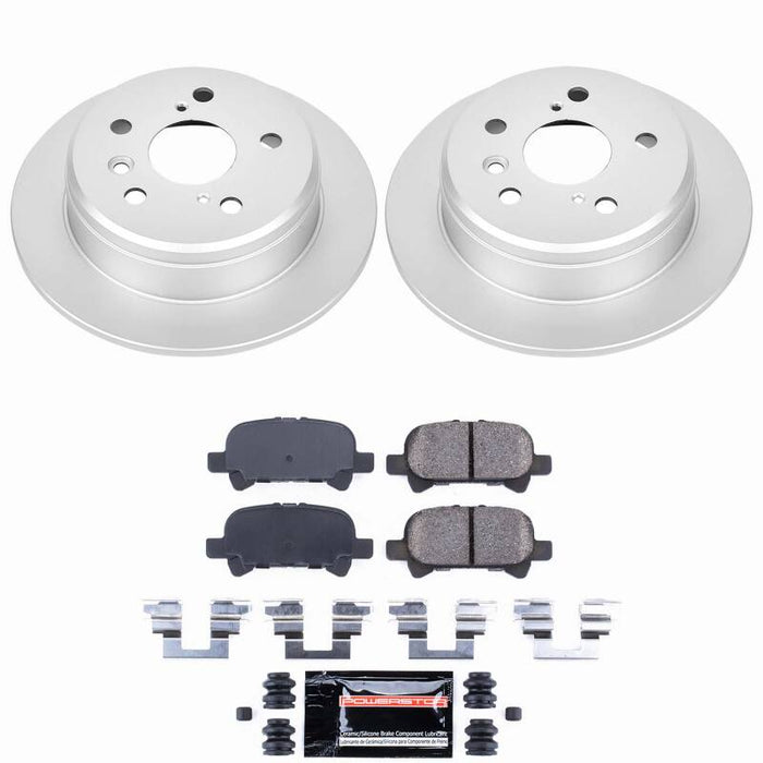 Power Stop 00-01 Toyota Camry Rear Z23 Coated Brake Kit