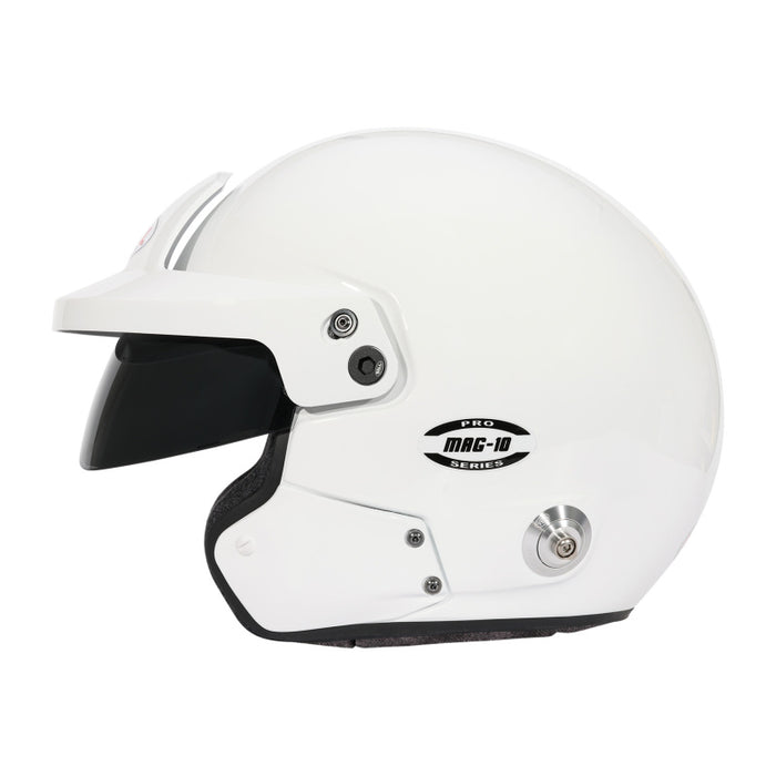 Bell Helmet Mag-10 White (Hans) 61+(7 5/8 +) Fia8859-2024/Sa2025