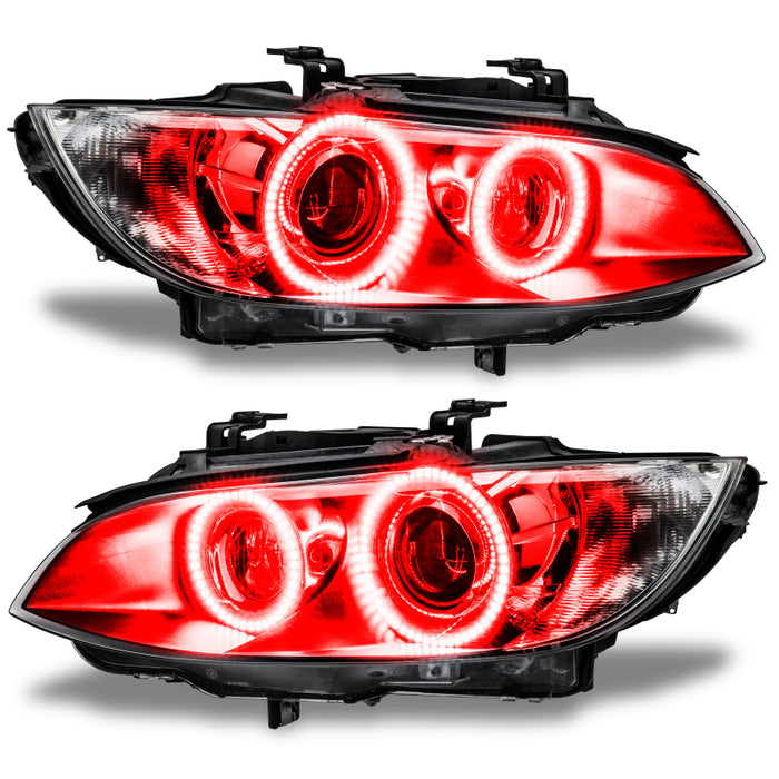 Oracle 08-13 BMW M3 Coupe LED Projector Headlight Halo Kit - Red