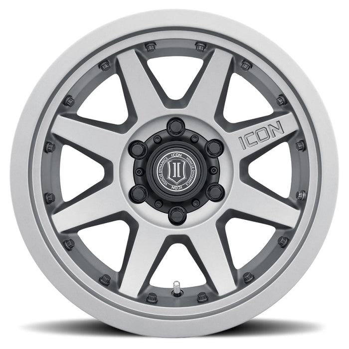 ICON Rebound Pro 17x8.5 / 5x5.5 / 0mm / 4.75in BS Titanium Wheel