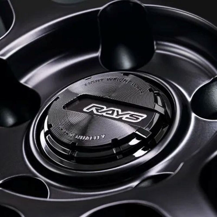 Gram Lights 57NR LIMITED II 18x8.5 +38 5-120 Semigloss Black Wheel w/ Black Cap/Stickers/Air Valve