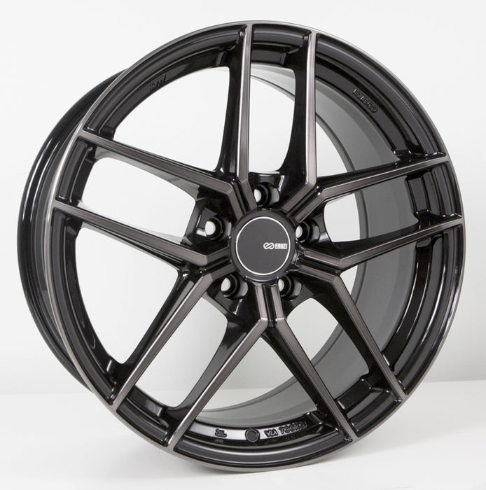 Enkei TY-5 18x8 5x108 40mm offset 72.6mm Bore Black Pearl