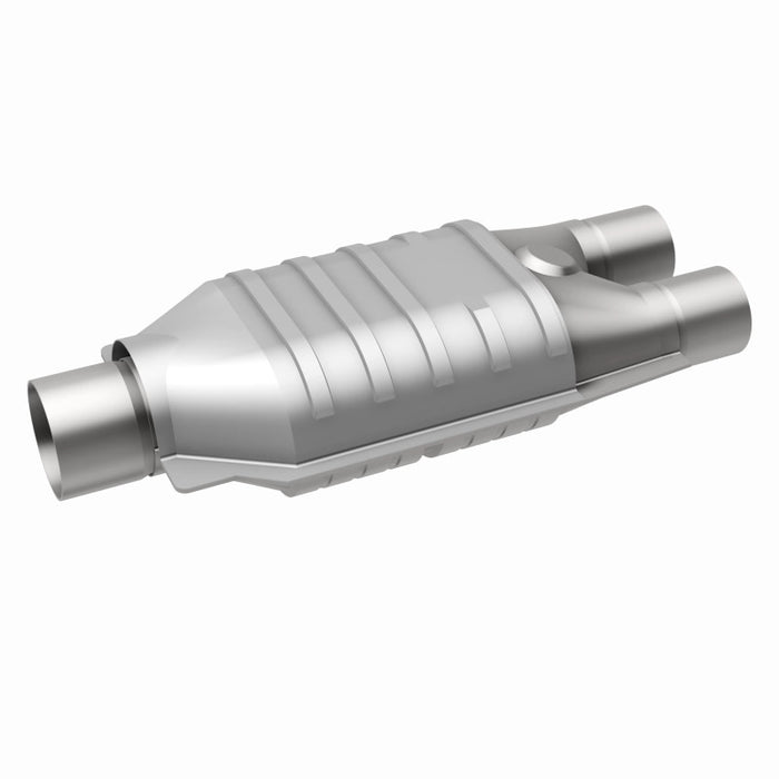 MagnaFlow Universal Catalytic Converter 2inch Inlet/2.5inch Outlet Dual/Single Oval Shape