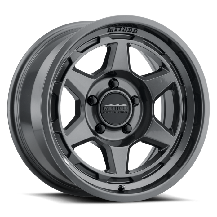 Method MR708 Bead Grip 17x9 / -38mm Offset / 5x4.5 / 83mm CB - Gloss Titanium