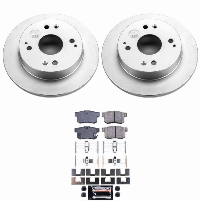 Power Stop 1997 Acura CL Rear Z23 Coated Brake Kit