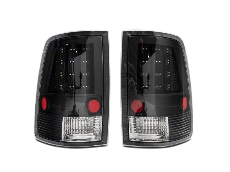 Raxiom 09-18 Dodge RAM 1500 LED Tail Lights- Black Housing- Clear Lens