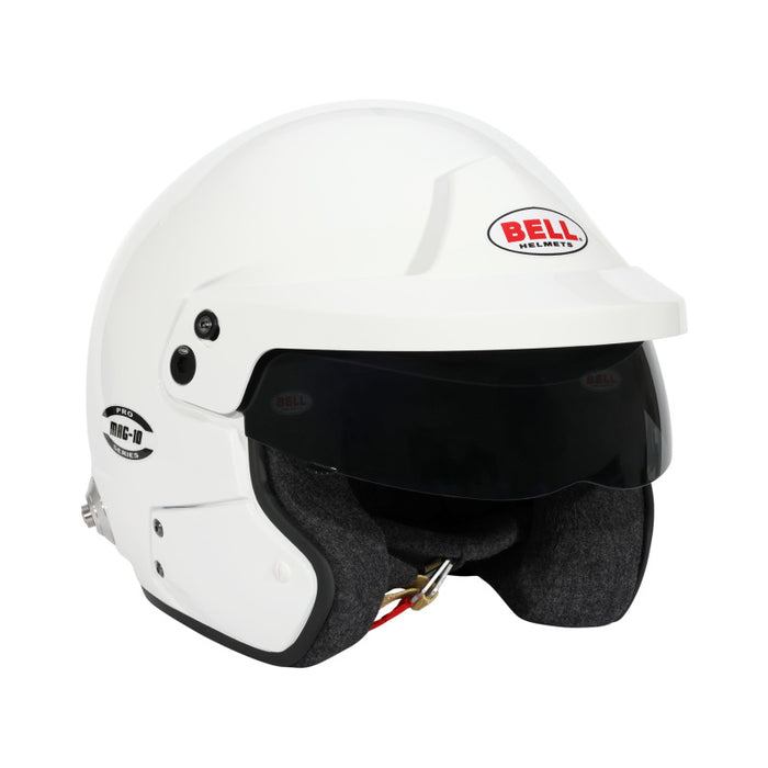Bell Helmet Mag-10 White (Hans) 61+(7 5/8 +) Fia8859-2024/Sa2025