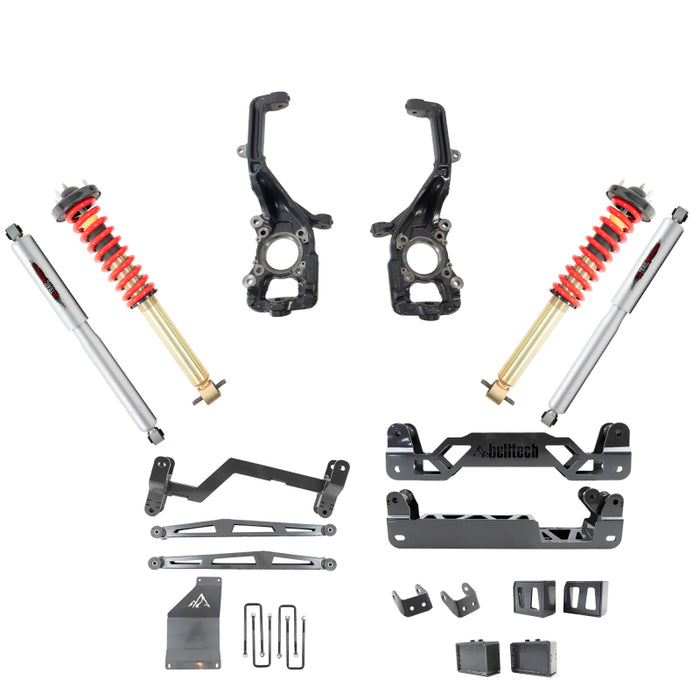 Belltech Belltech 15-20 Ford F-150 6in-7in Lift Kit w/ Trail Performance Coilovers & Shocks