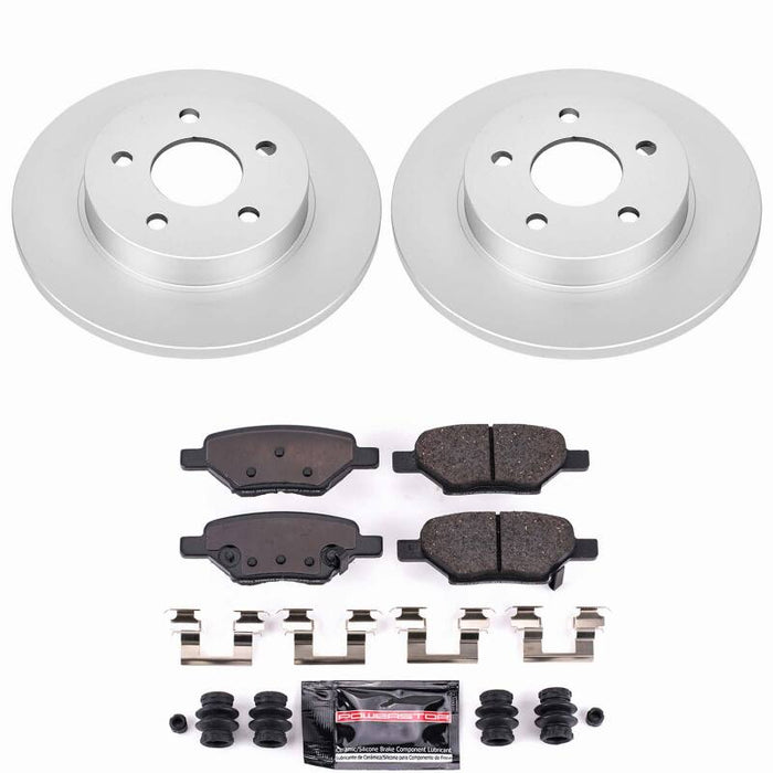Power Stop 05-08 Chevrolet Cobalt Rear Z23 Coated Brake Kit