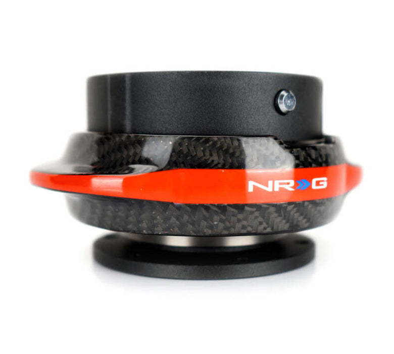 NRG Quick Release Gen 2.2 - Black Body / Carbon Fiber Red Ring