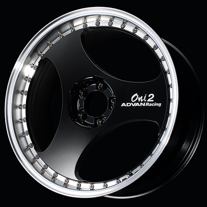 Advan ONI2 Progressive 20x10.5 / +20 Off / 5x114.3 / 73mm Bore / Machining and Racing Gloss Black