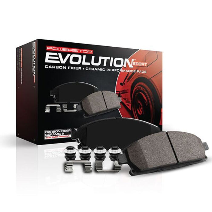 Power Stop 2024+ Ford Mustang Front Z23 Evolution Brake Pads w/Hardware