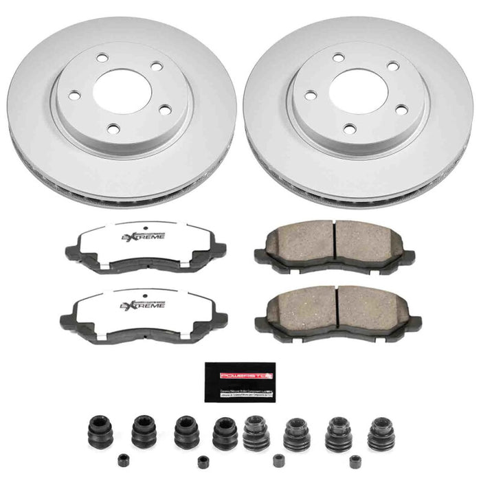 Power Stop 07-12 Dodge Caliber Front Z26 Coated Brake Kit