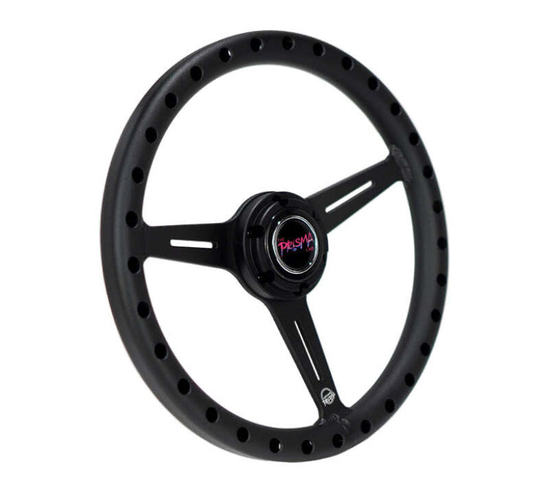 NRG Aluminum Steering Wheel 330mm - Extra Light - Ergonomic Grip - Anadized Black