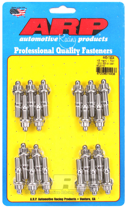 ARP KB Hemi 1.700in SS 12pt Oil Pan Stud Kit