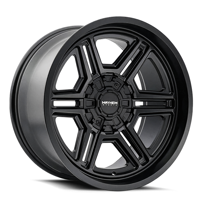 Mayhem 8117 Hermosa 20x10 / 8x170 BP / -25mm Offset / 125.2mm Hub Matte Black Wheel
