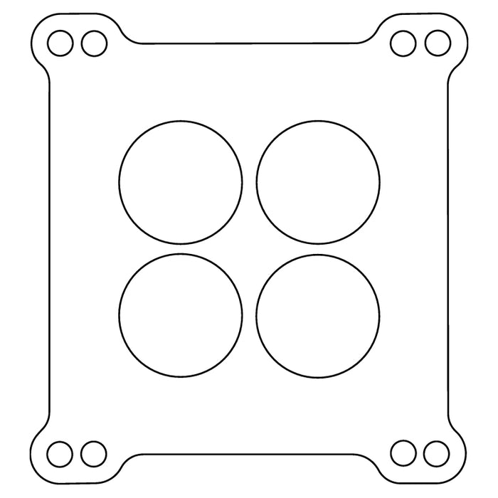 Cometic Carter AFB Holley 4 Barrel .039in Fiber Carburetor Gasket - 4-Hole - Double Drilled