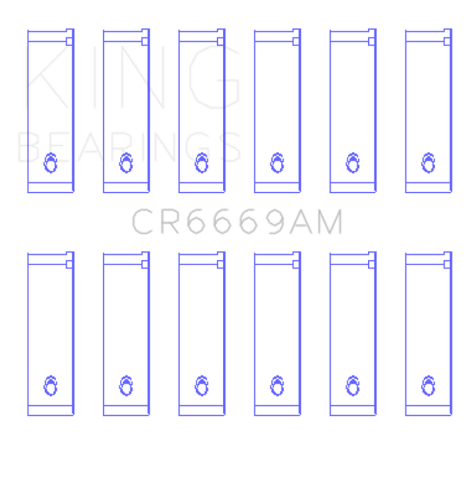 King Engine Bearings Toyota 3Vze 2958Cc (Standard Size) Connecting Rod Bearing Set