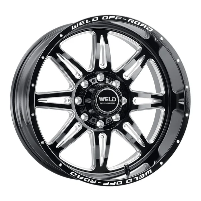 Weld Cheyenne W132 Series 22x10 / 8x180 BP / -18 Offset / 4.75 BS / 124.3 Bore - Gloss Black MIL