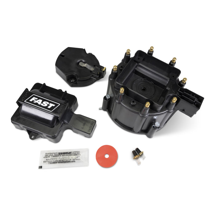 Fast Cap/Coil/Cover Kit, Hei Distributor, Black