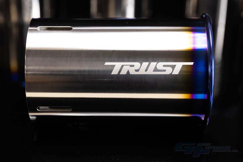 GReddy PE-TR Rolled Tip-Burnt-Ti L 190mm x 115mm