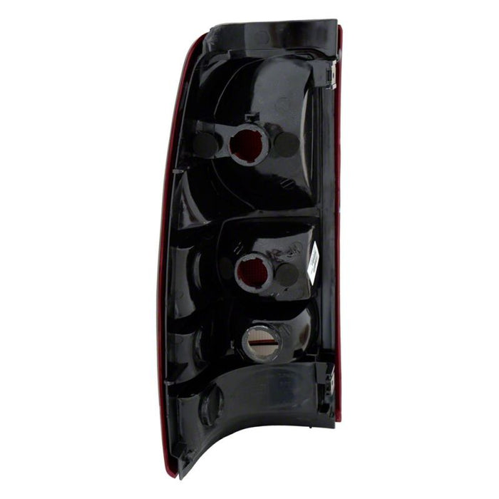 Raxiom 99-02 Chevrolet Silverado 1500 Fleetside Axial Series Tail Lights- Black- Midnight Red Lens
