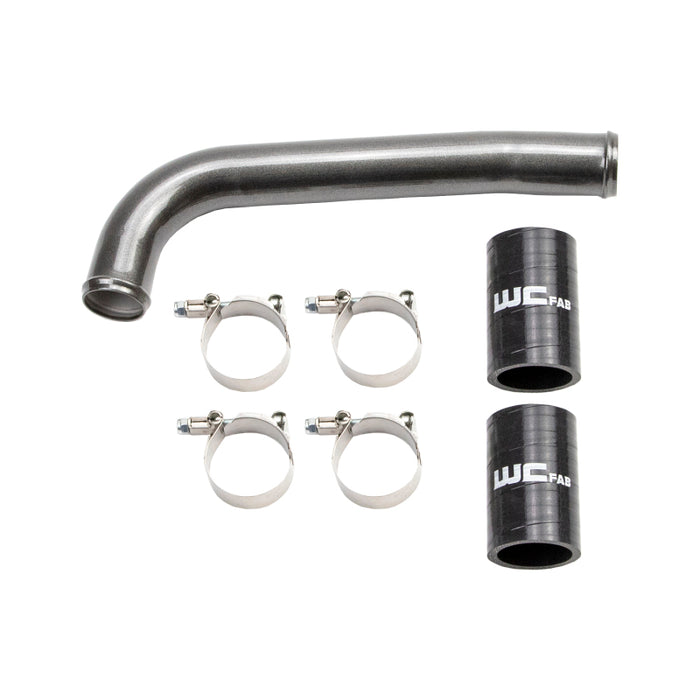 Wehrli 01-05 GM Duramax LB7/LLY Upper Coolant Pipe - Flat Black