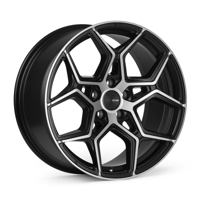 Enkei Quest 18x8 / 5x114.3 BP / ET45 / 72.6mm Bore - Matte Black Machining Wheel