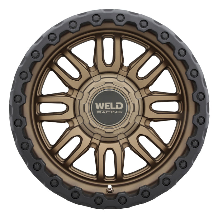 Weld Off-Road Swift 17x9in - 8x170 BP - ET-12 - 125.1mm CB - Satin Bronze Wheel & Black Ring