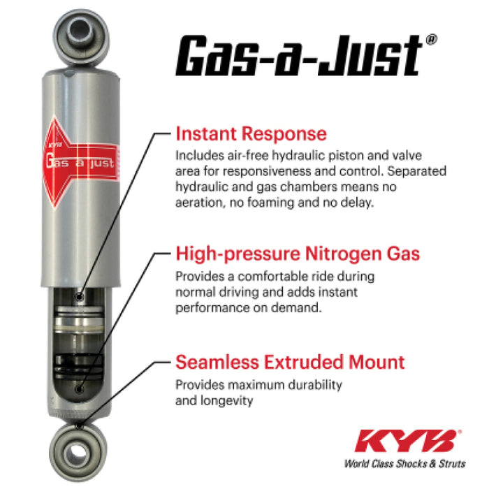 KYB 2020+ Ford F250 4WD (w/o Off Road Susp & Tremor Package) Gas-a-Just Gas Shock - Rear
