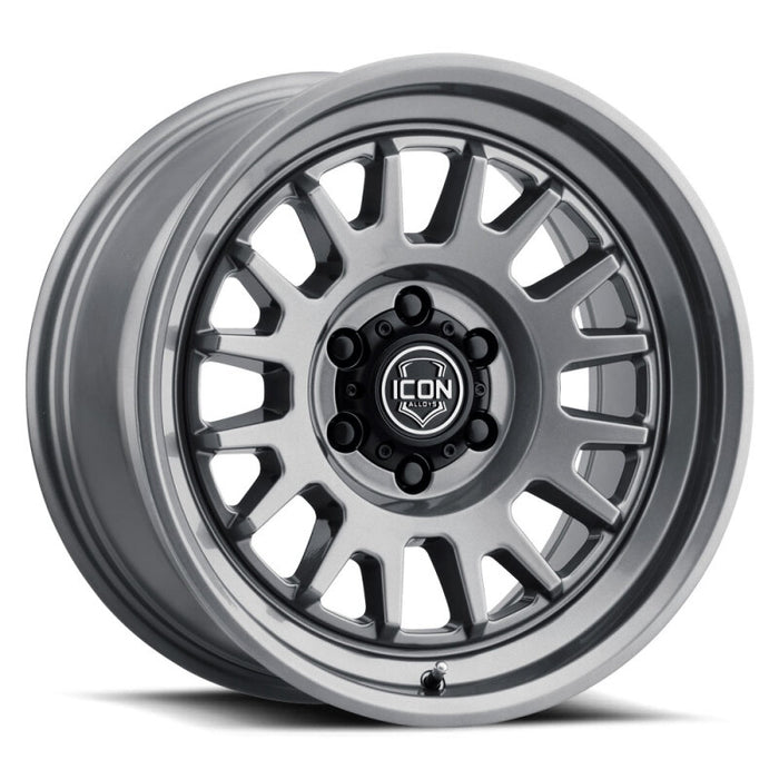 ICON Anza 17x8.5 / 5x150 / 25mm / 5.75in BS Gun Metal Wheel