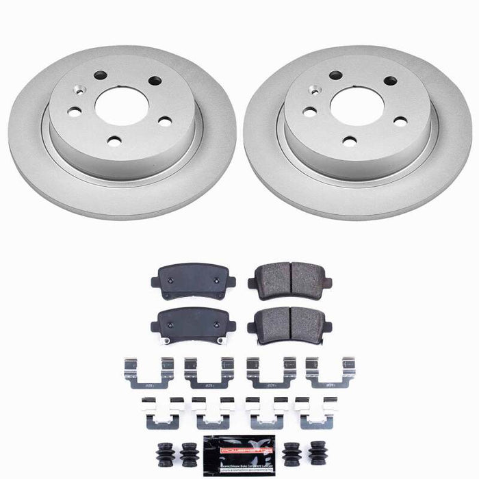 Power Stop 12-16 Buick LaCrosse Rear Z23 Coated Brake Kit