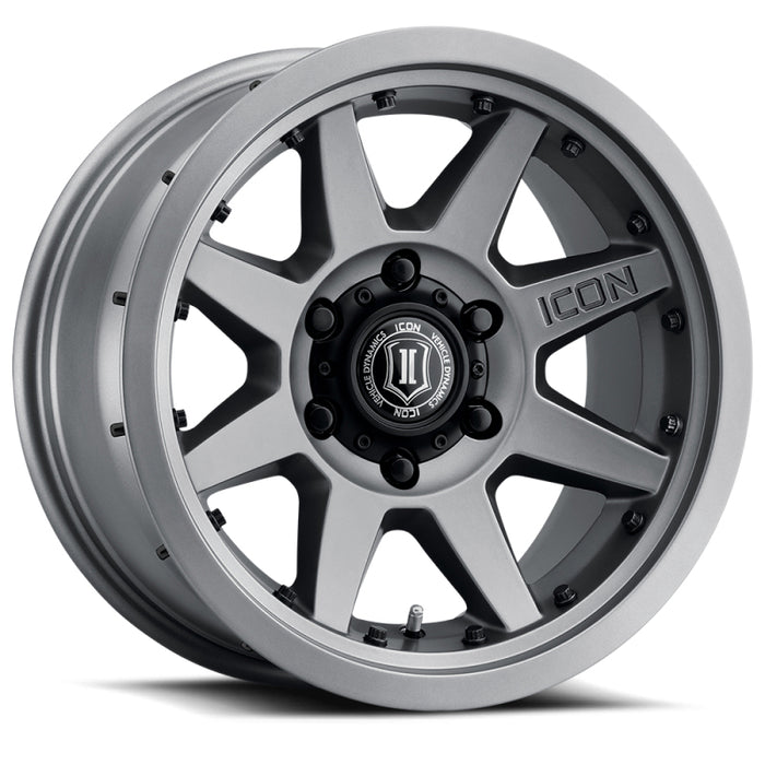 ICON Rebound Pro 17x8.5 / 5x5.5 / 0mm / 4.75in BS Titanium Wheel