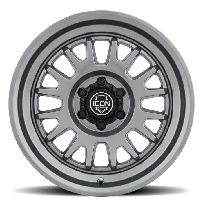 ICON Anza 17x8.5 / 5x150 / 25mm / 5.75in BS Gun Metal Wheel