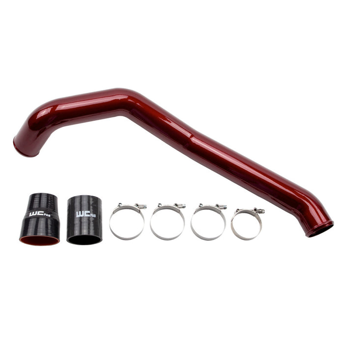 Wehrli 04.5-10 Chevrolet 6.6L LLY/LBZ/LMM Duramax Driver Side 3in Intercooler Pipe - Flat Black