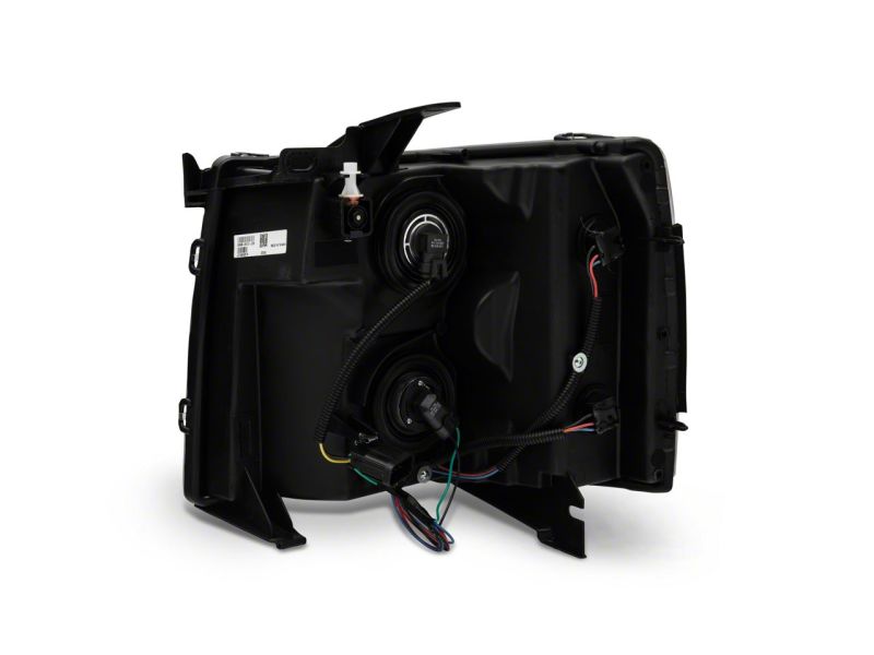 Raxiom 07-13 Chevrolet Silverado 1500 Euro Headlights- Black Housing (Clear Lens)