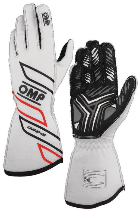 OMP ONE-S GLOVES my2025 FIA 8856-2018 RED SZ XS