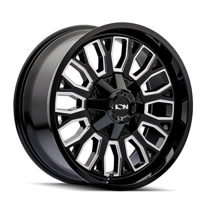 ION Type 152 20x9 / 8x180 BP / 0mm Offset / 124.1mm Hub Black/Milled Wheel