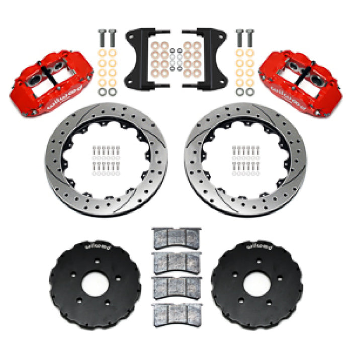 Wilwood 14-19 Chevrolet Corvette C7 Forged Narrow Superlite 6R Front BBK - 13.06 Rotor SRP - Red