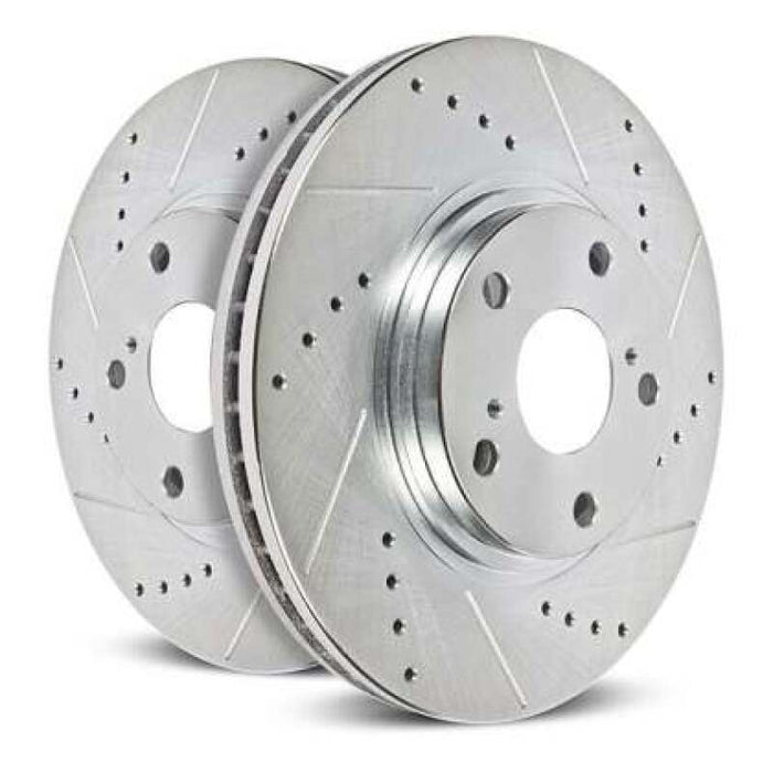 Power Stop 2024 Subaru Impreza Front Drilled & Slotted Rotor (Pair)