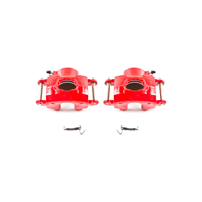 Power Stop 94-96 Chevrolet Impala Front Red Calipers w/o Brackets - Pair